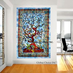 Mandala Cotton Printed Tree of Life Tapestry