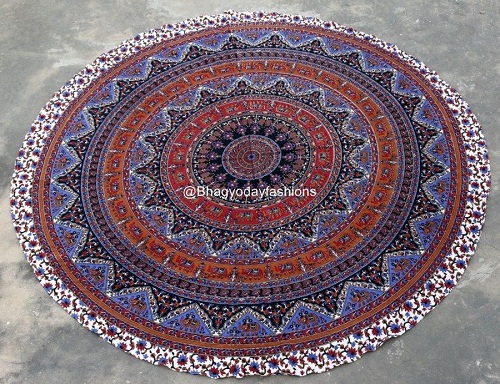 round-mandala-tapestry-yoga mat